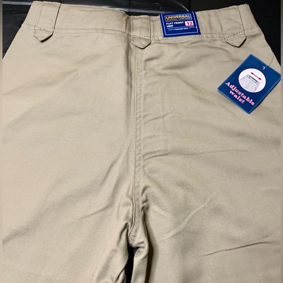 💥Universal School Uniforms 61072 Girls Low Rise Waist Pant Khaki 12💥#US6yUS7 - Picture 5 of 10